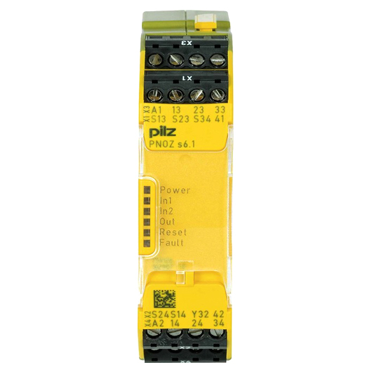 750126 New PILZ PNOZ s6.1 24VDC 3 n/o 1 n/c